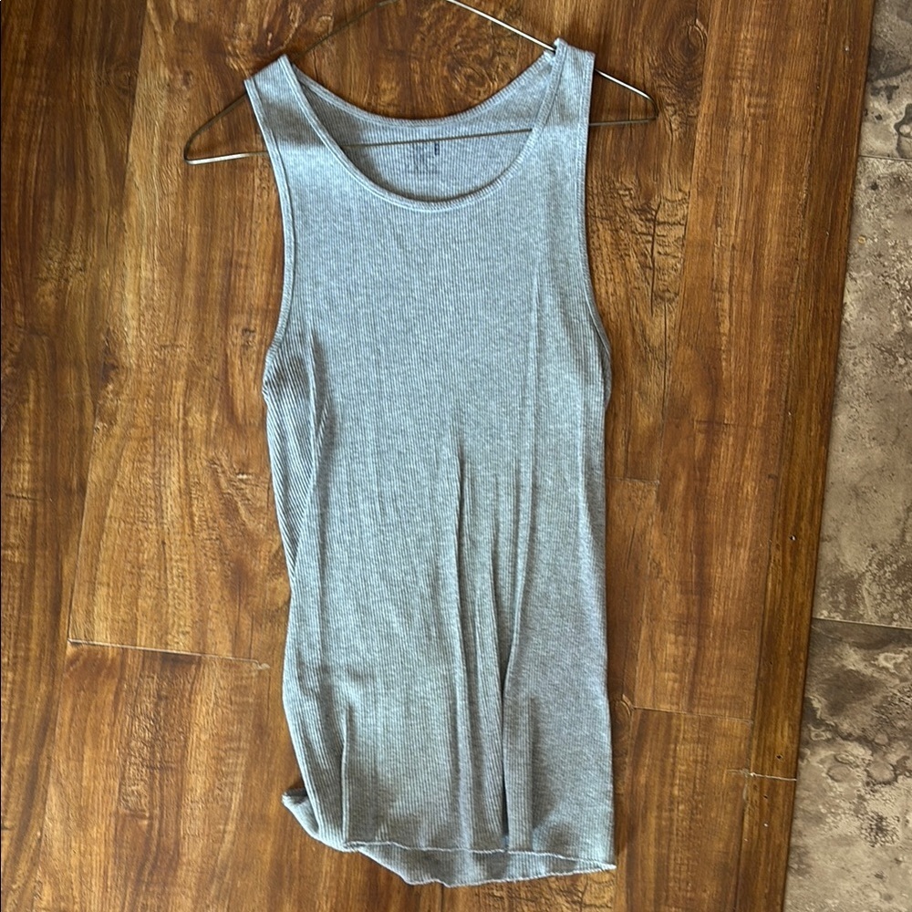 Gray Sleeveless Women's Top